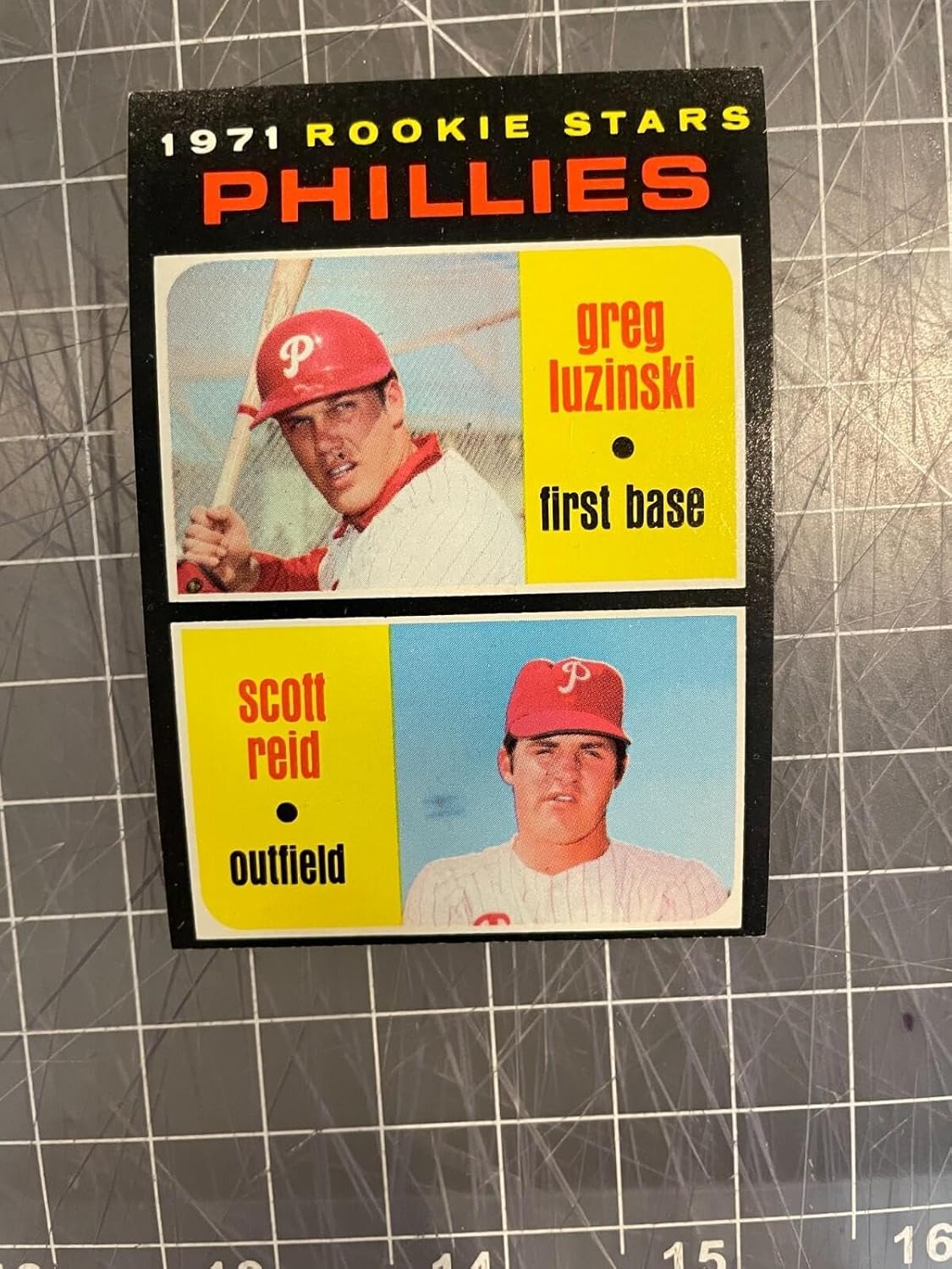 1971 Topps #439 Greg Luzinski Scott Reid Phillies Rookie Baseball Card Nm+ - Slabbed Baseball Cards
