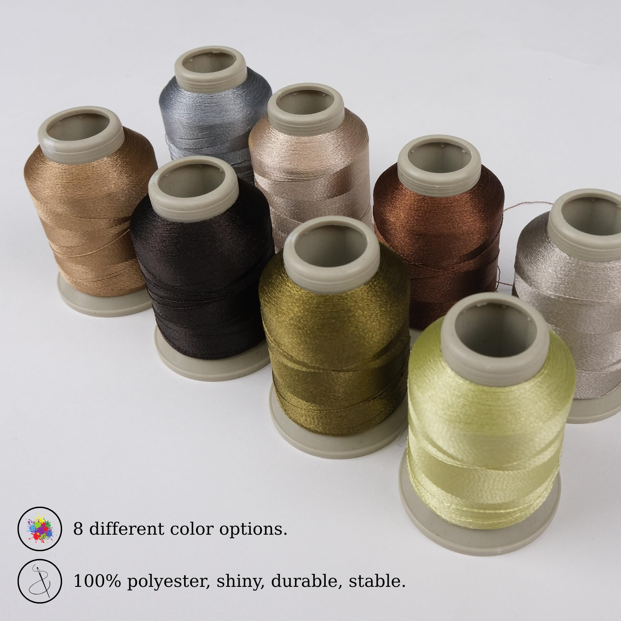Amazon.com: Mixed Color Embroidery Thread 8-Pack | 9256