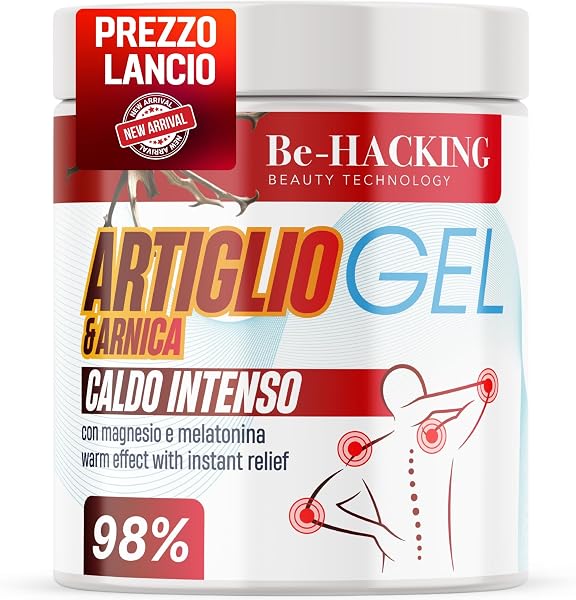 Gel Arnica e Artiglio del Diavolo Extra Forte 550ML Arnica Crema Effetto Termico Caldo Massaggio Super Concentrato Pomata Antinfiammatoria Forte Sollievo Immediato da Mal di Schiena e Dolore Cervicale - 1