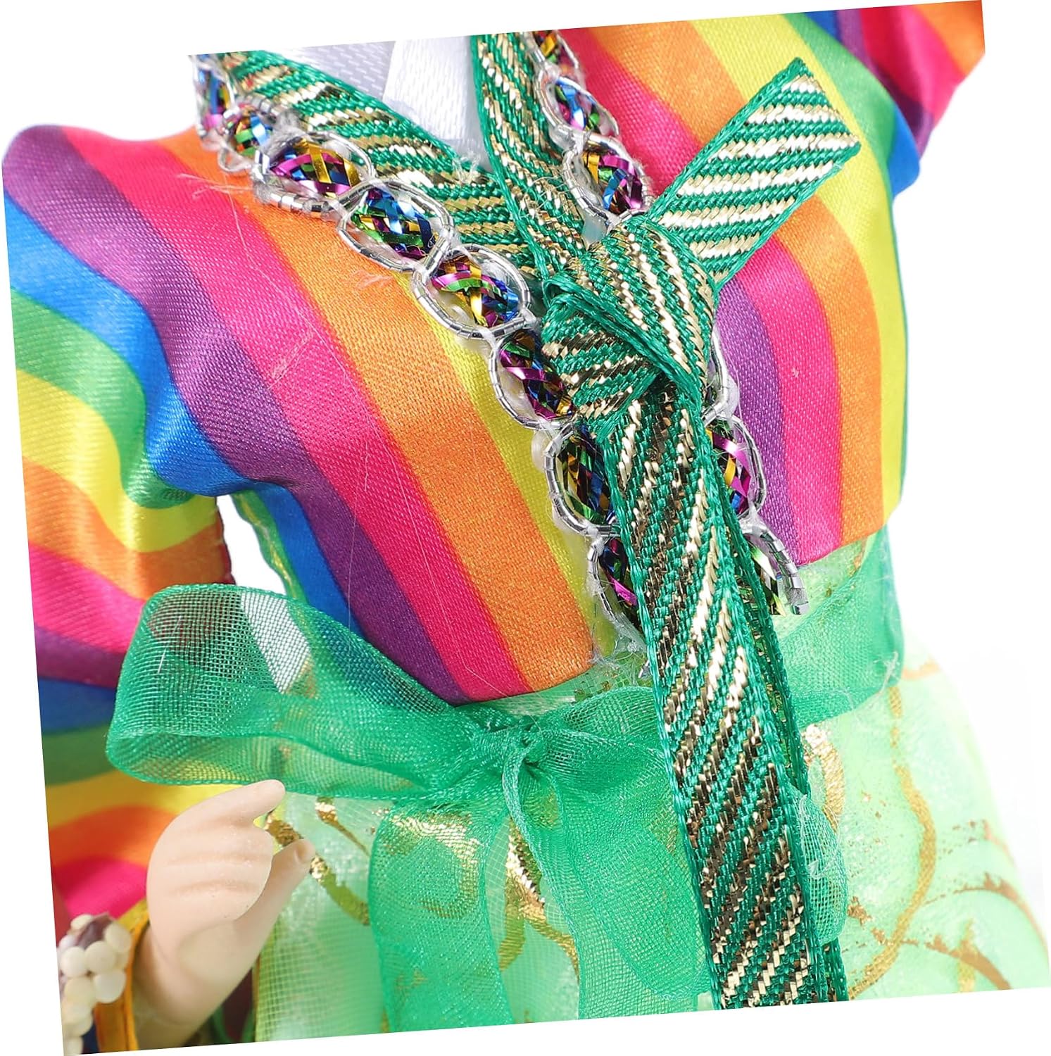 LIFKOME Silk and Korean Hanbok Doll Collectible Decorative Doll for Bedroom Office