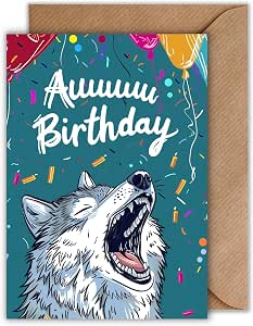 WBdesignz Biglietto Di Compleanno Con Busta - Lontra Selfie Divertente, Formato 125x125 Mm, Carta Premium