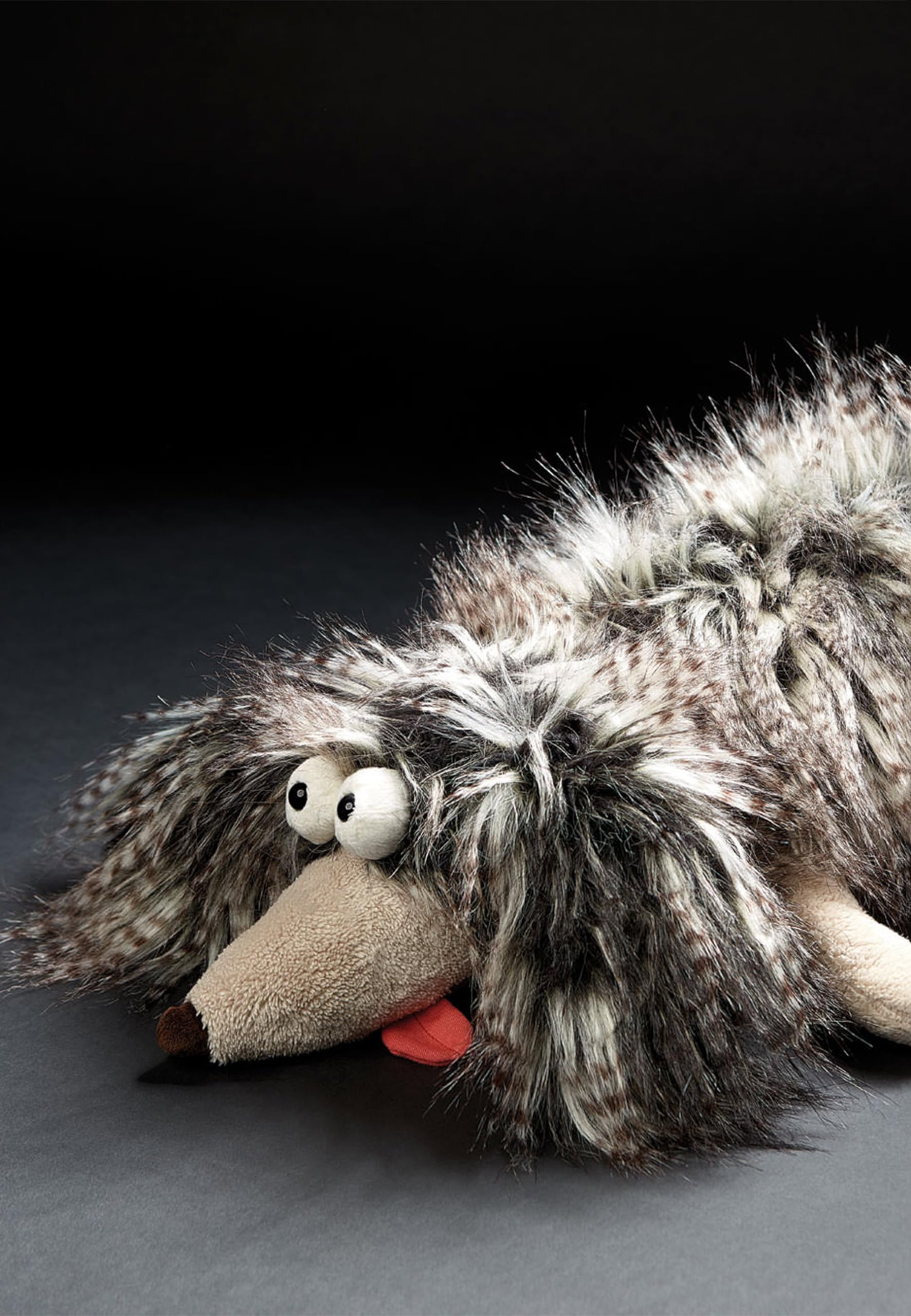 sigikid, 38675, Duchess of Hampershire, 33 cm, grau, Beasts, Plüschhund, 18 x 15 x 53 | außergewöhnlichs Design, detailreich, liebenswert - ein echter Freund fürs Leben