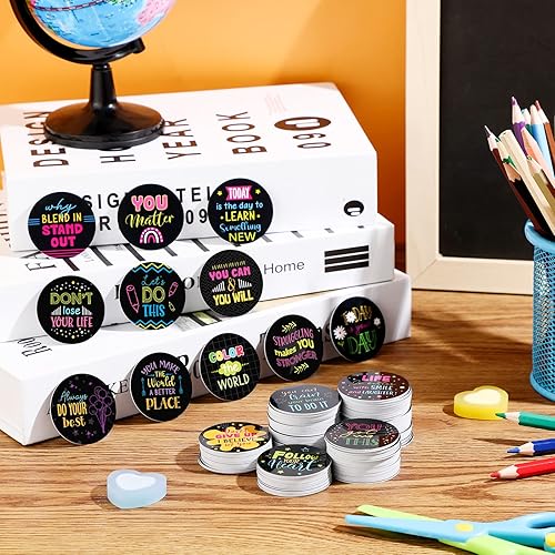 Miniatura 6 de Paquete de 150 tarjetas de plástico con fichas de afirmación positiva con 50 diferentes frases motivacionales de amabilidad inspiradoras para niños,