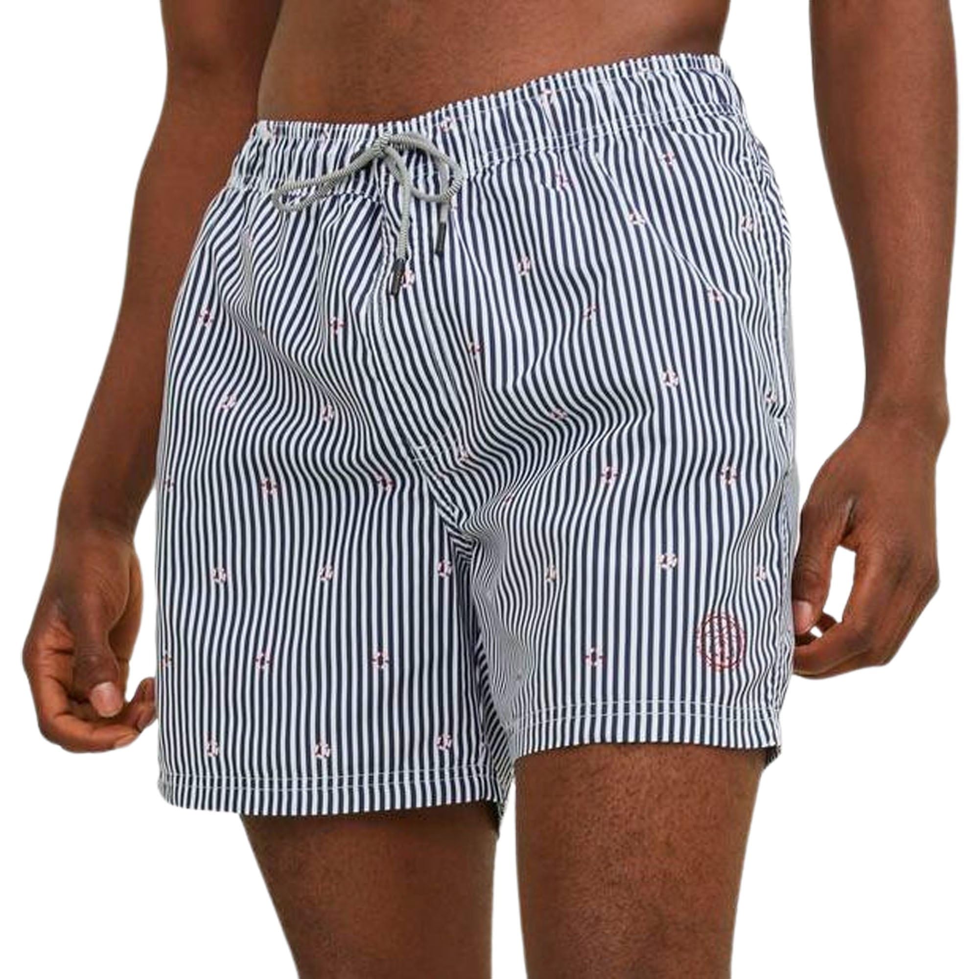 Jack & Jones Jpstfiji Jjswim Small Stripes LY Pantalones Cortos para Hombre