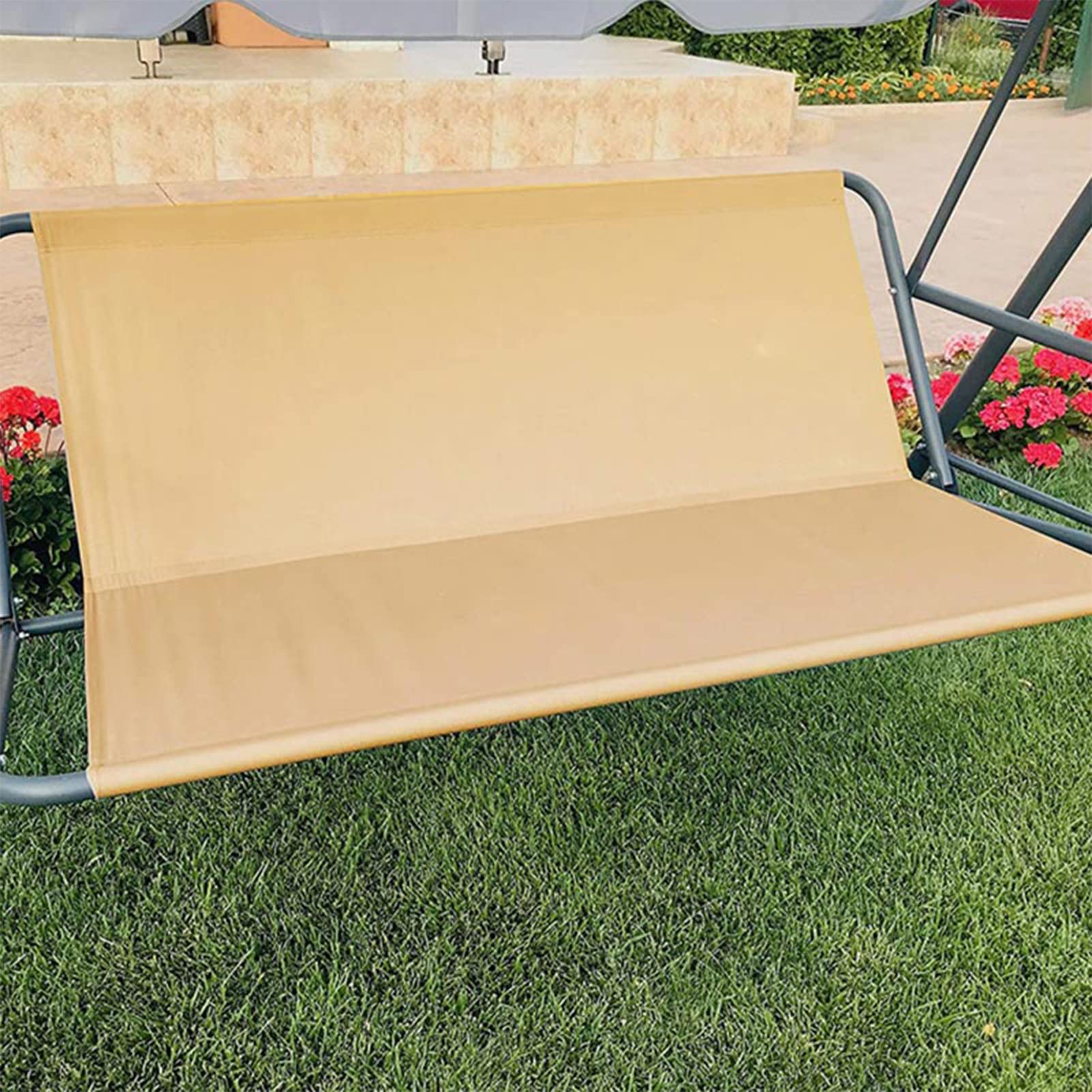 Housse de rechange imperméable pour balancelle hollywoodienne, tissu bœuf 600D, support d'assise et de dossier pour hamac de jardin, accessoires de balancelle d'extérieur