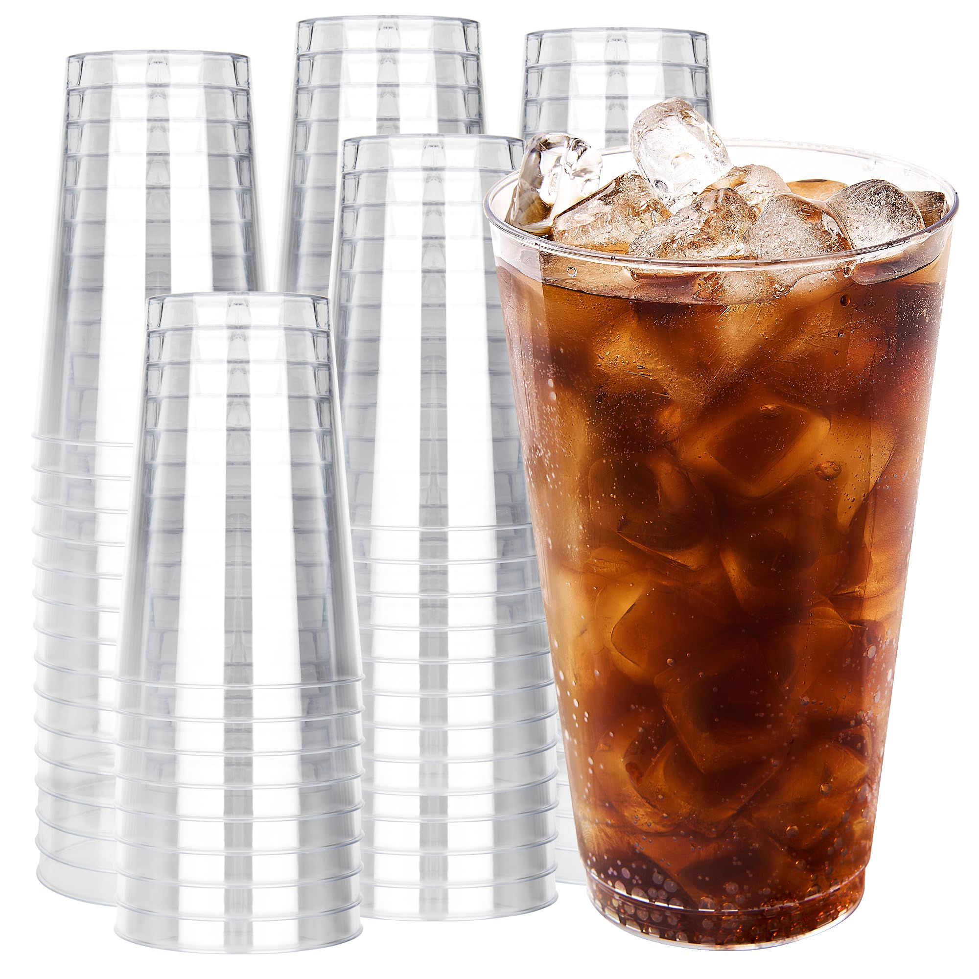 RACETOP 9 oz Clear Plastic Cups 100 packs, Perfect for Parties, Wedding — Amazon image 17