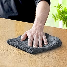 Avalon Towels Terry Bar Mop Towels (Value Pack of 36) Size 14x17 - Absorbent and Durable, Multipurpose Cleaning Rags, Cotton Cleaning Cloths, Terry Cloth Rags, Reusable Shop Rag (Grey)