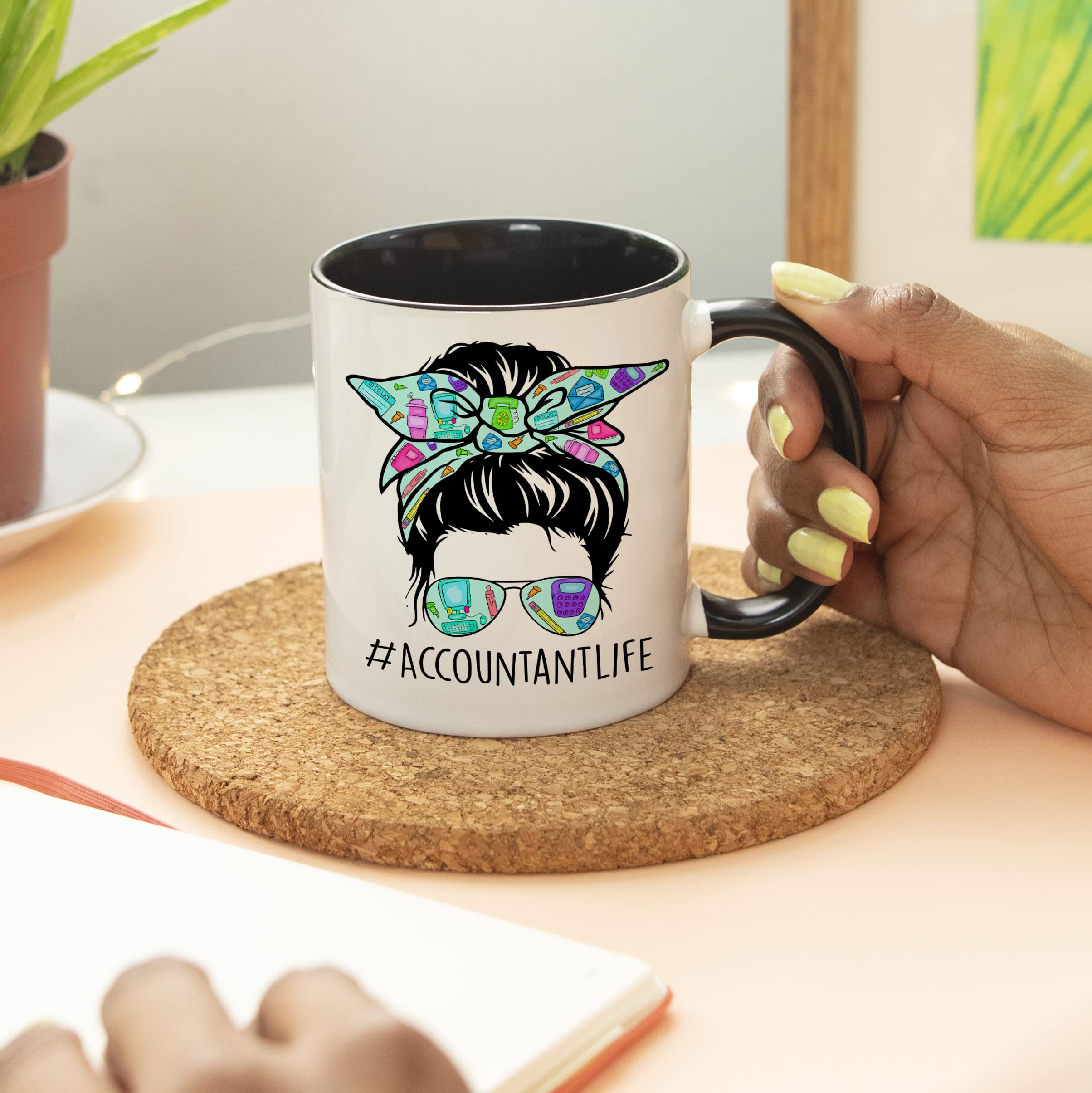Amazon.com: YouNique Designs Accountant Coffee Mug, 11 Ounces, Accountant  Cup for Women, CPA Coffee Mug, Accountant Cup, Accountant Mugs, Accountant  Coffee Cups (Black Handle) : Home & Kitchen