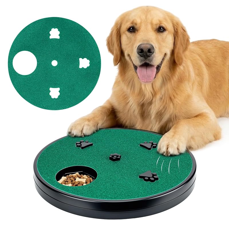 Lixa Giratória para Unhas de Cães Mcbazel com Compartimento para Petiscos e Lixa 80, 33 x 33 cm