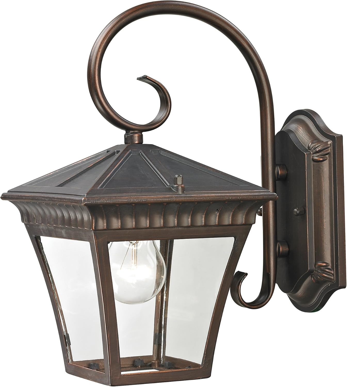 Cornerstone Lighting 8401EW/70 Ridgewood Coach Lantern, Hazelnut Bronze