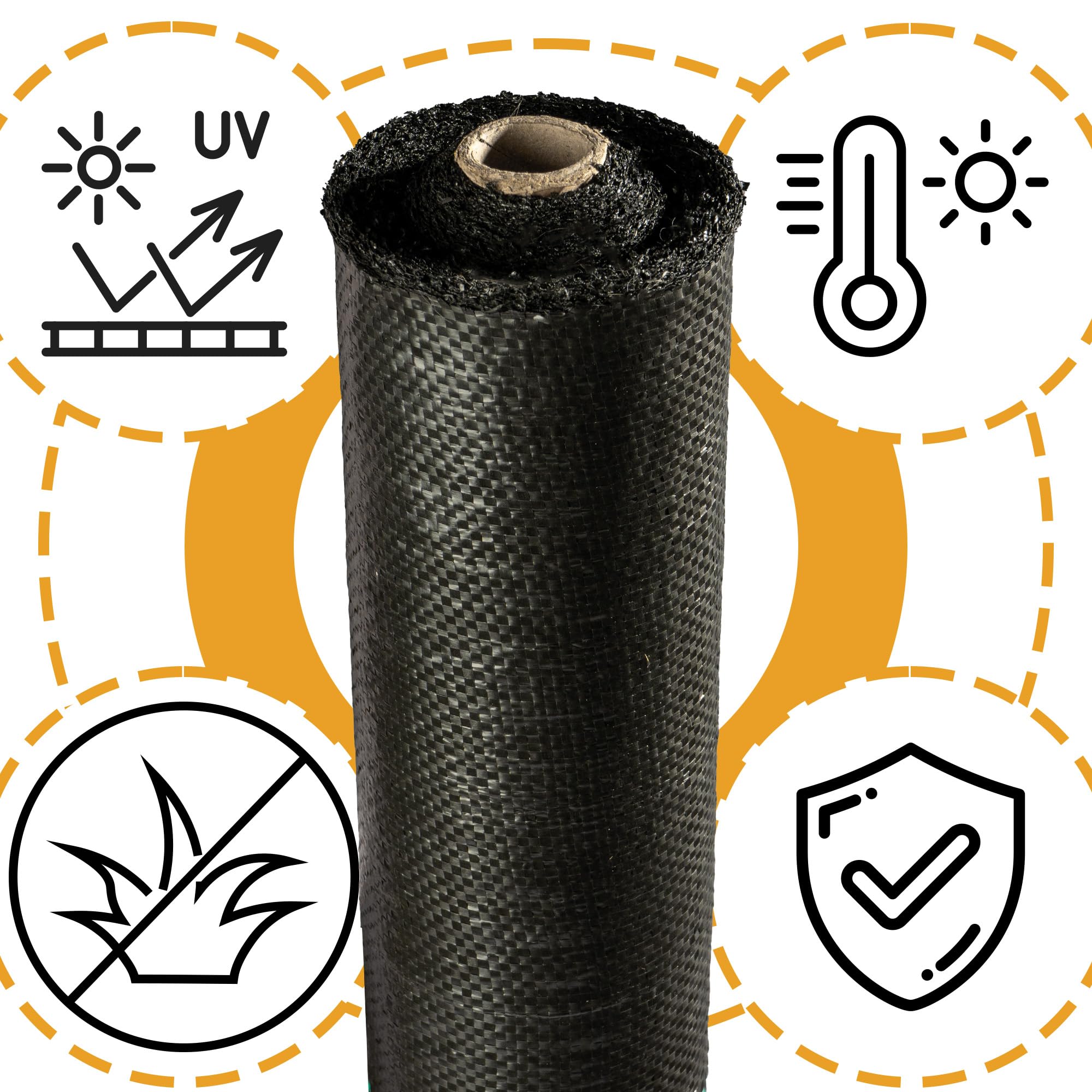 Agrowłóknina czarna antychwastowa mocna 70g otulina gruba i mocna, mata okryciowa 1x50m folia ochronna do sadzenia roślin i krzewów Grabie metalowe