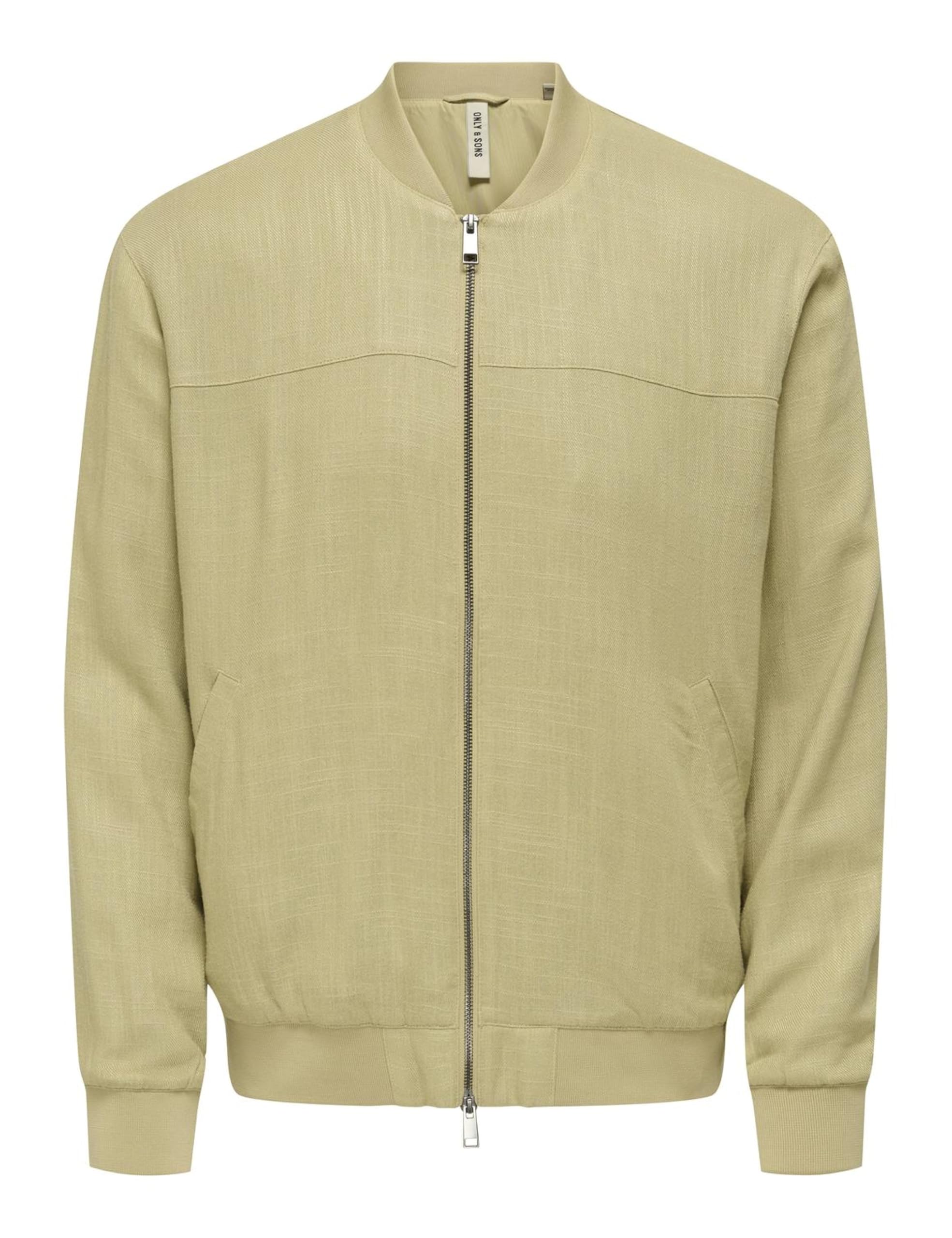 ONLY & SONS Men's Onsrenato Life Ctn Linen Jacket OTW, Twill, L, Twill, L