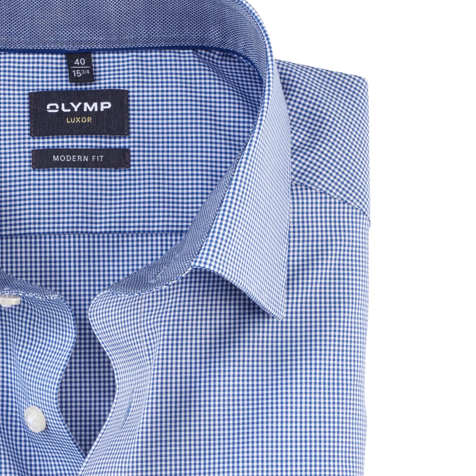 OLYMP Herren Oberhemd Langarm Luxor,Vichy Karo,modern fit,New Kent