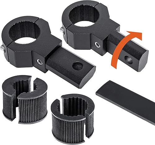 Kits de abrazadera de barra de luz todoterreno ATV UTV 0.75"1"1.25" pulgadas 360 grados 2 tamaños de perno aluminio 2 unidades barra de toro