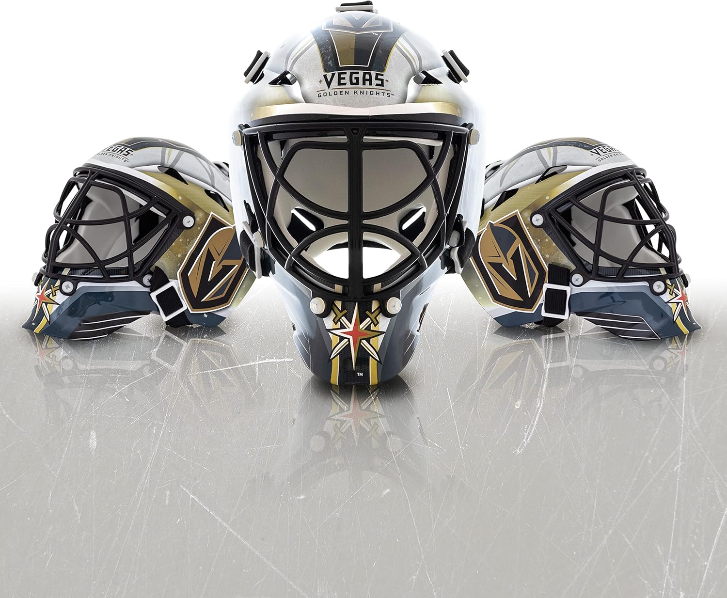 Franklin Sports NHL Team Logo Mini Hockey Goalie Mask with Case - Collectible Goalie Mask with Official NHL Logos and Colors