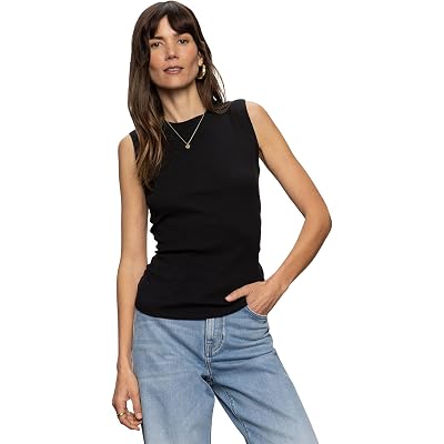 Sanctuary Ribbed Ruched Tank