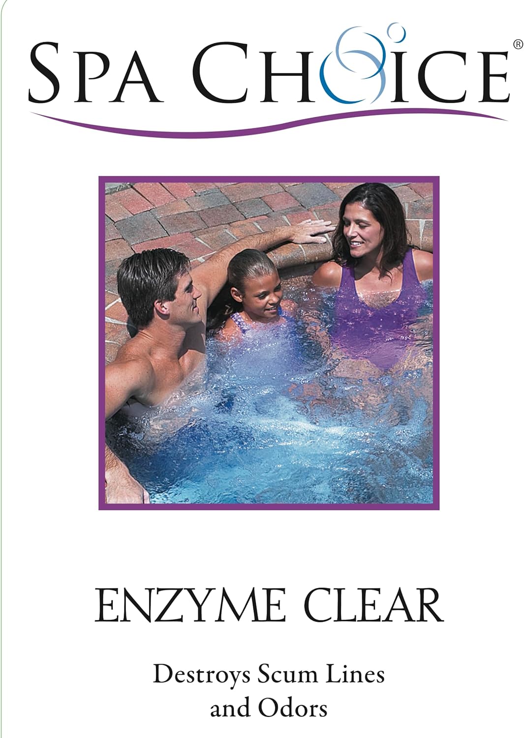 SpaChoice 1-Pint 4-Pack Premium Hot Tub Enzyme Clear, Spa Clarifier Hot Tub, Made in USA