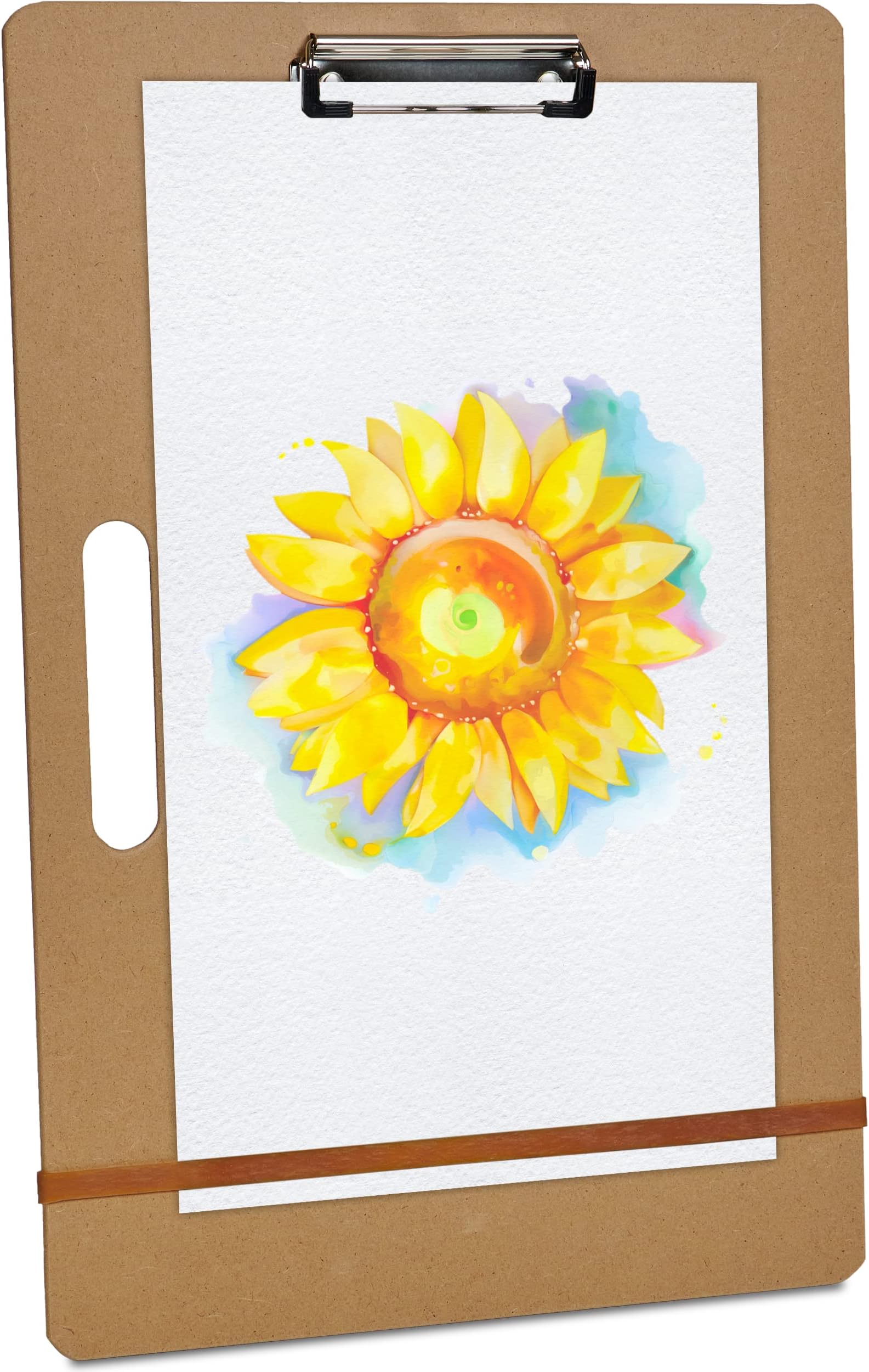 Juvale 4 Pack Extra Large 11x17 Clipboards, Wooden Art