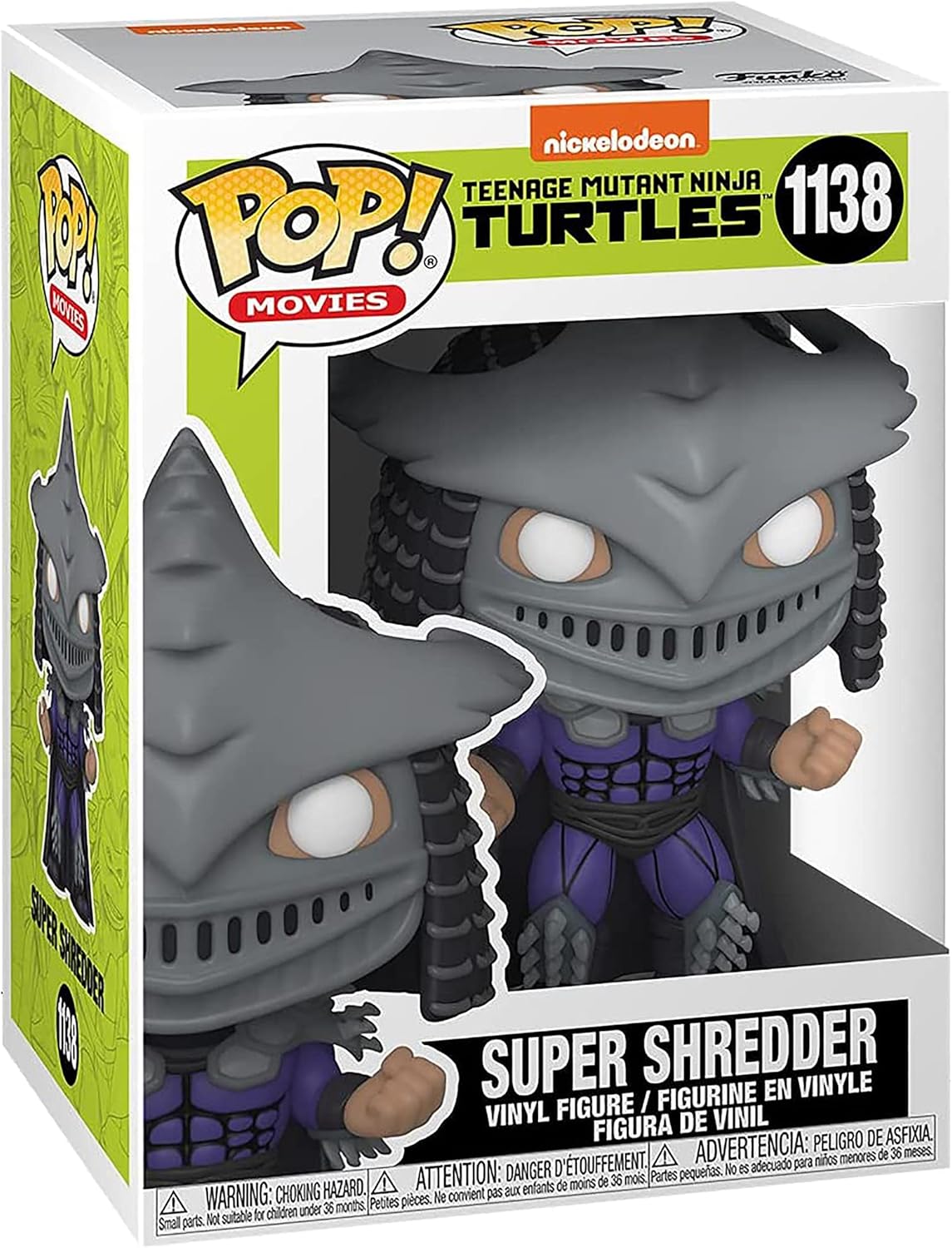 Funko POP Movies: Teenage Mutant Ninja Turtles: Secret of The Ooze - Super Shredder, 3.75 inches, Multicolor, 56518