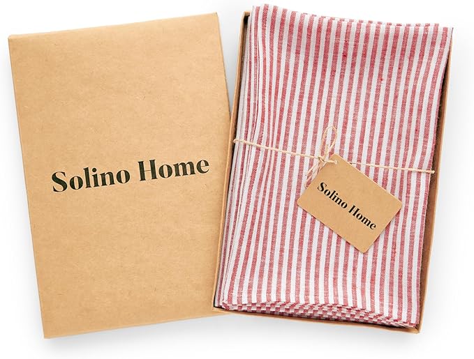 Servilletas de lino Solino Home 20 x 20 pulgadas - Juego de 4 miniatura 5