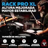 Alesis Nitro Pro XL Electric Drum Kit with Dual-Zone Quiet Mesh Pads, 500+ Authentic BFD Sounds, Bluetooth, Drumeo, USB MIDI - 6