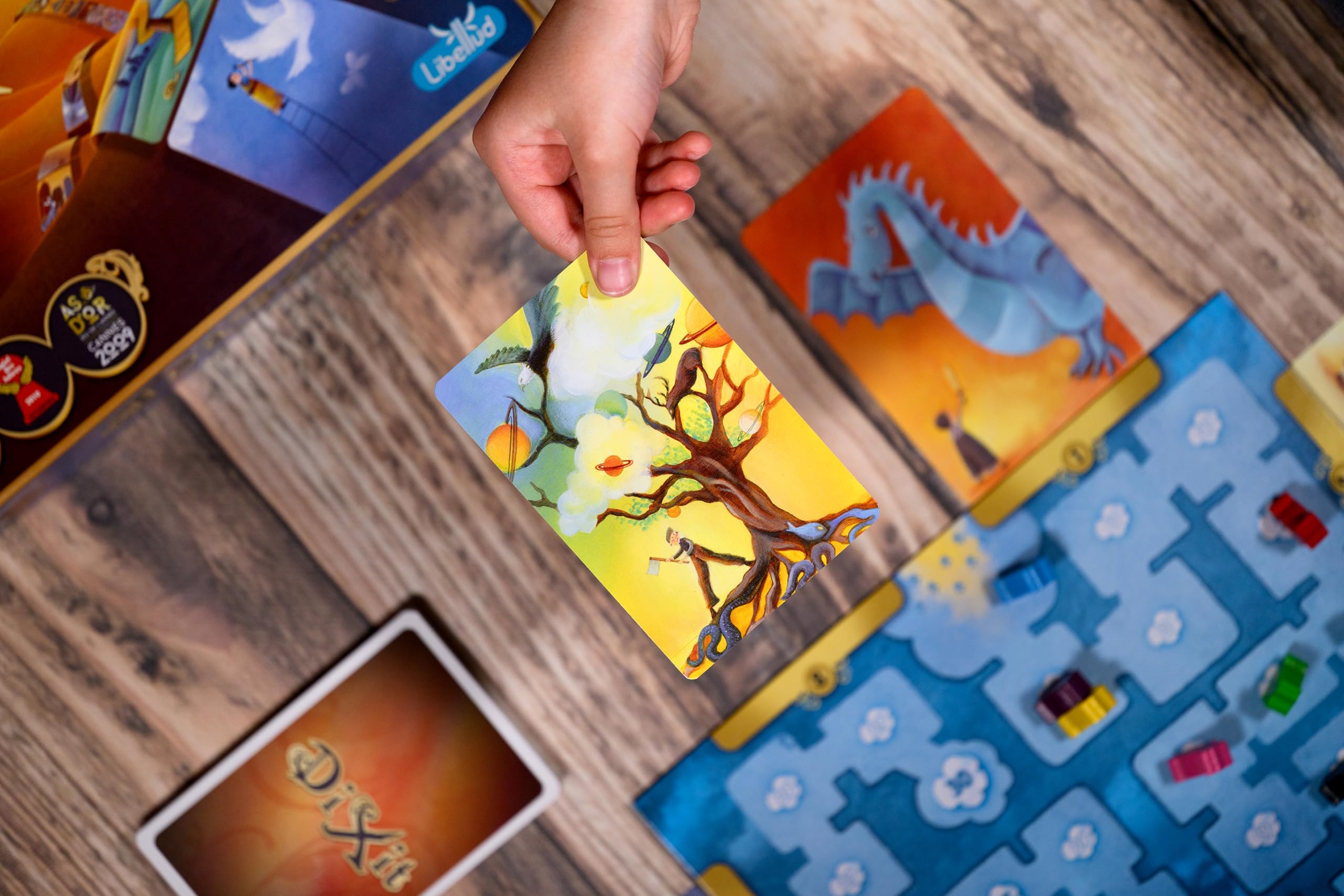 Libellud, Dixit Odyssey, Board Game, Ages 8+, 3 to 8 Players, 30 Minutes Playing Time