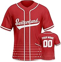 Vista 10 de Custom 2026 World Baseball Jersey Sports Shirt for Fans Men Youth Women Gifts Personalize Your Name Number S-6XL