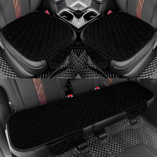 Miniatura 16 de surpassme Fundas de Asiento de Coche Cómodas Fundas de Asiento Delantero Universales para Accesorios de Automóvil, Fundas Interiores Acolchadas