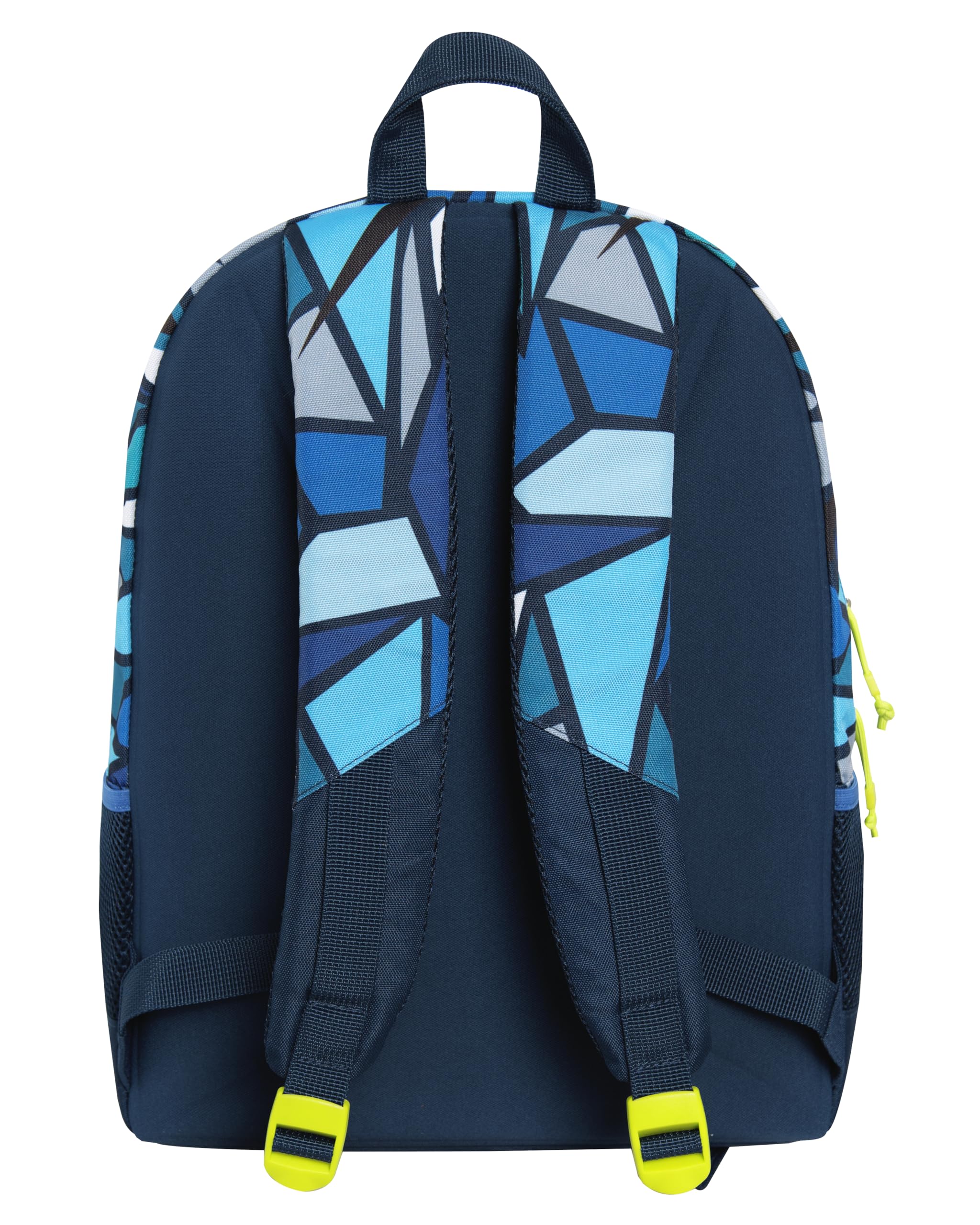 WWF - Zaino Scuola per Bambini e Ragazzi, con 3 Ampi Scomparti Chiususi con Zip, Vano Porta PC, Tasca Frontale, Schienale Imbottito e Rinforzato, Spallacci Imbottiti e Regolabili, 31x42Hx19,5 cm, Blu