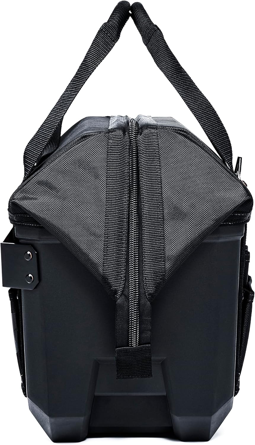 ToughBuilt - Massive Mouth 12-Inch Tool Bag, Compact Wide-Opening Tool Bag with Hard Body Construction, Reinforced Handles, Shoulder Strap, and 25 Pockets