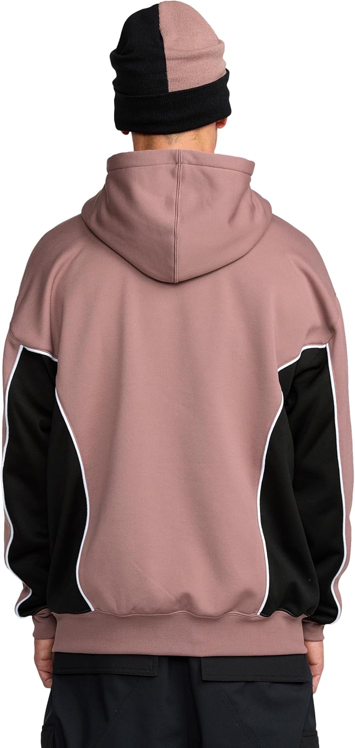 Volcom Men's Vital Fleece Riding Hoodie – Water-Repellent Sweatshirt with Storm Hood & Thumbholes - Image 3