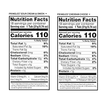 Pringles Potato Crisps Chips, Snack Stacks, Lunch Snacks, Variety Pack (36 Cups)