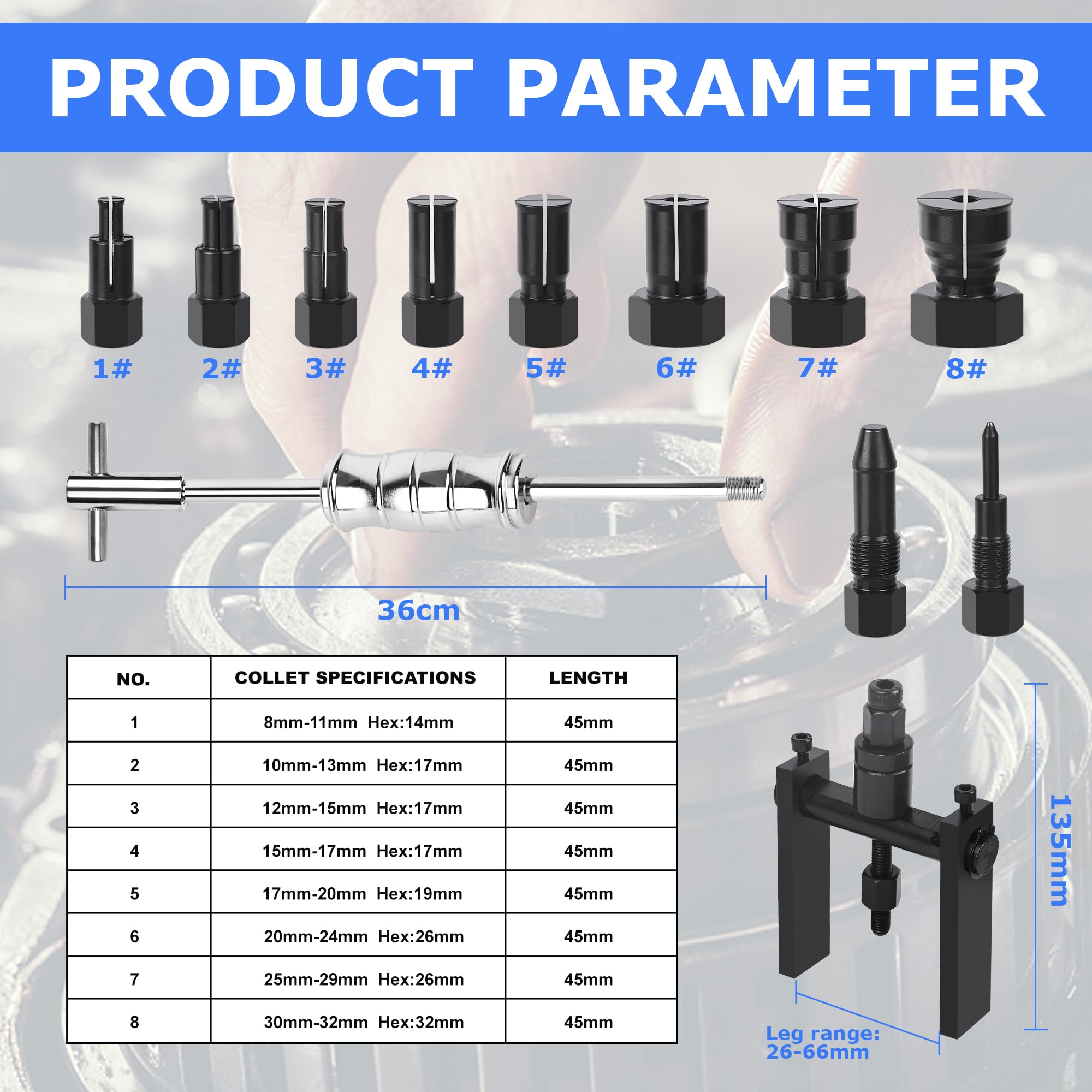 Amazon.com: YZDKSMG 12 PCS Motorcycle Blind Hole Collet