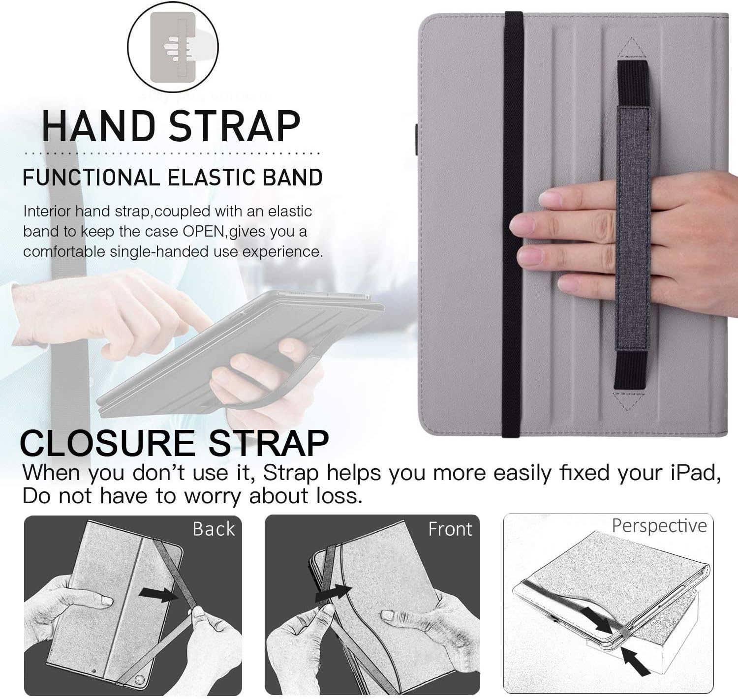 Buу 1 gеt 1 Ztotop for iPad Pro 12.9 Case 2018, Leather Folio Stand Case Smart Cover for 2018 iPad Pro 12.9-inch 3rd Generation (Supports iPad Pencil Charging) with Auto Sleep/Wake Strap Pocket (DenimBlack) Flаѕh Dеаlѕ - 80% оƒƒ Ztotop for iPad Pro 12.9 Case 2018, Leather Folio Stand Case Smart Cover for 2018 iPad Pro 12.9-inch 3rd Generation (Supports iPad Pencil Charging) with Auto Sleep/Wake Strap Pocket (DenimBlack)