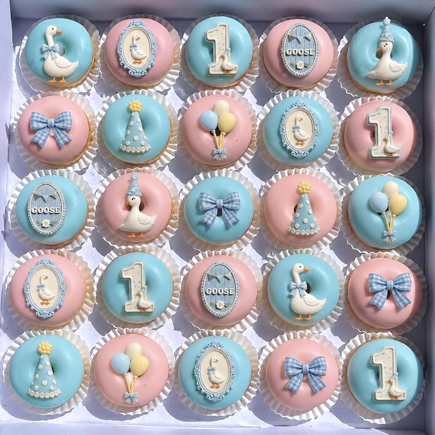 One Silly Goose Birthday Chocolate Fondant Molds Silicone, First Birthday
