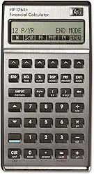 Calculadora financeira HP 17BIIPLUS 17bII+, LCD de 22 dígitos