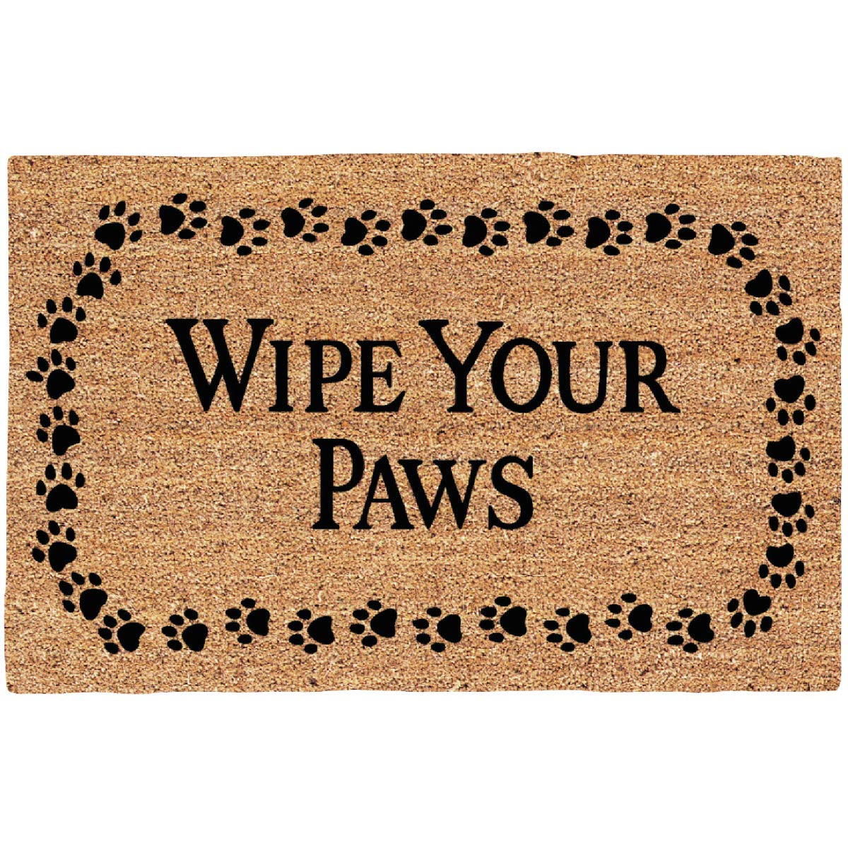 Americo Home MAT Wipe Your Paws 18IN X 30IN 77FLWYP830