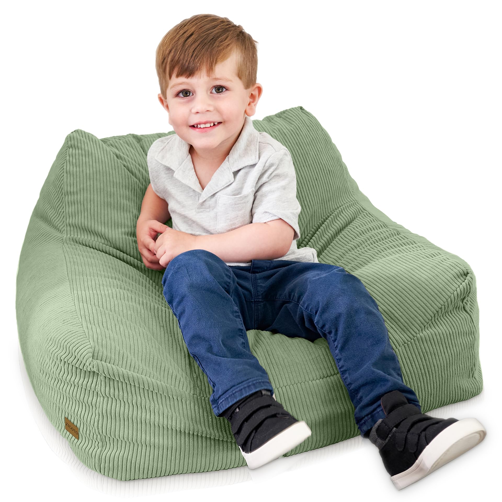 Amazon.com: ZICOTO Soft Memory Foam Bean Bag Chair for Toddlers