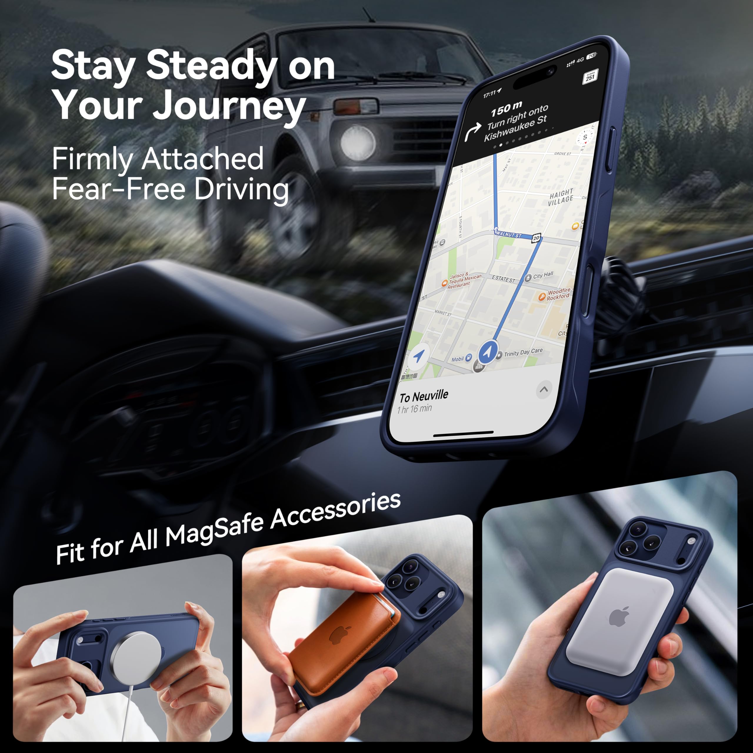 小物 Koo7 Amazon.com: CASEKOO Official Blue for iPhone 17 Pro Case with 360