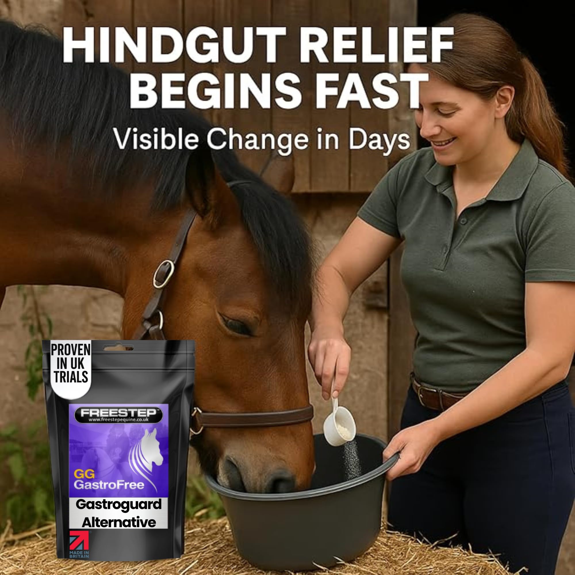 Freestep GastroFree, Black, 1kg | 2 Horse Supply - Image 2