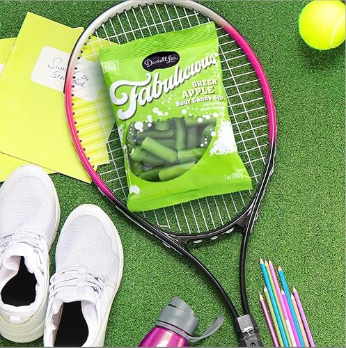 Vista 22 de Darrell Lea Fabulicious Sour Candy Stix, suave y picante, sin sabores artificiales, sin aceite de palma, fabricado en Australia, para compartir