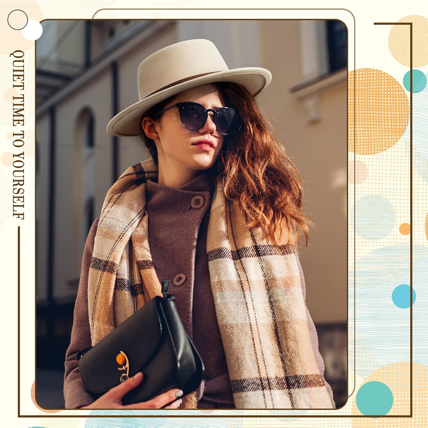 Hercicy Wool Fedora Hats for Women Vintage Felt Boho Hat with Decorative Belt Panama Pork Pie Jazz Style Headwear
