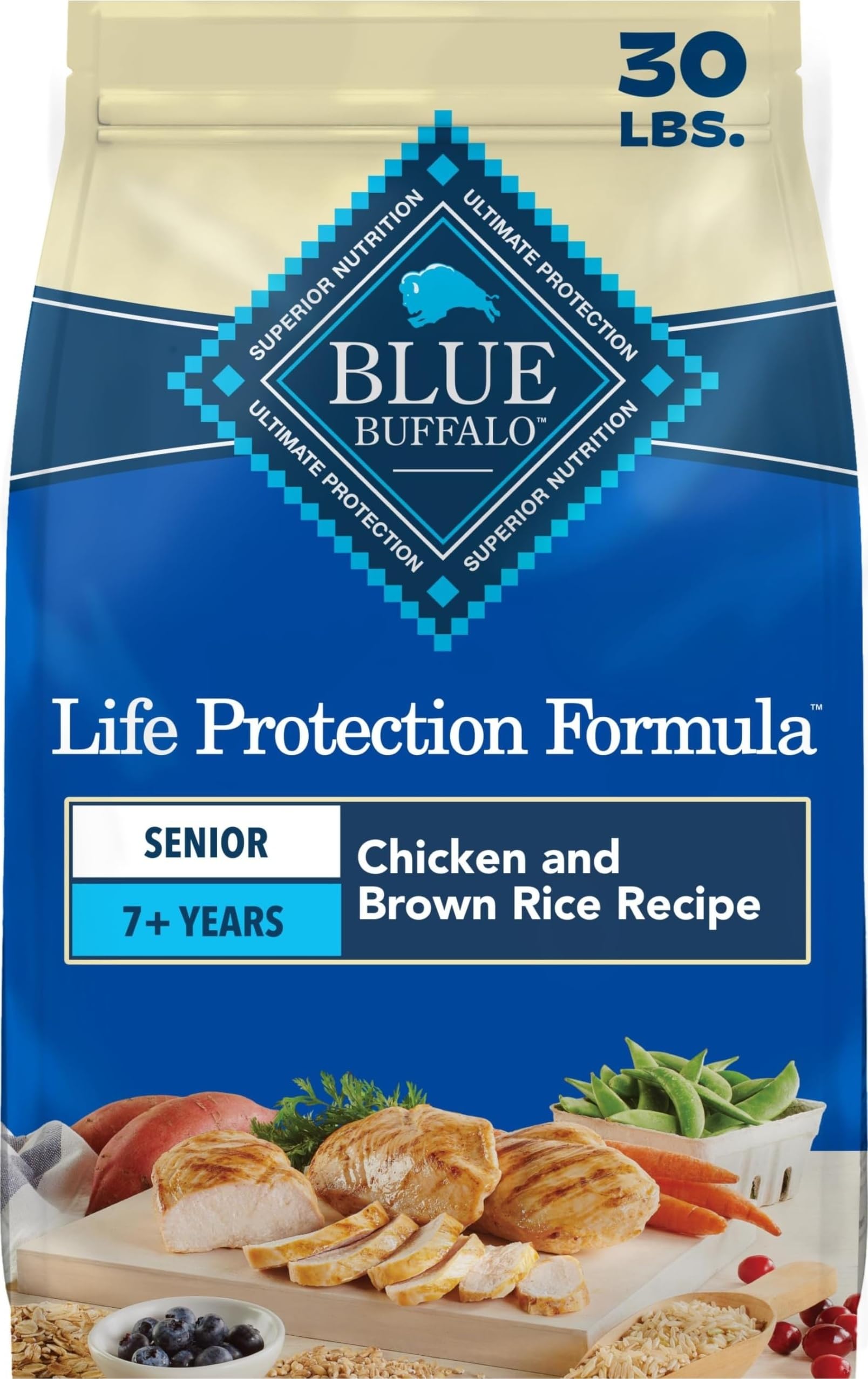 Blue Buffalo Life Protection Formula Chicken Senior 7+ Dry Dog Food