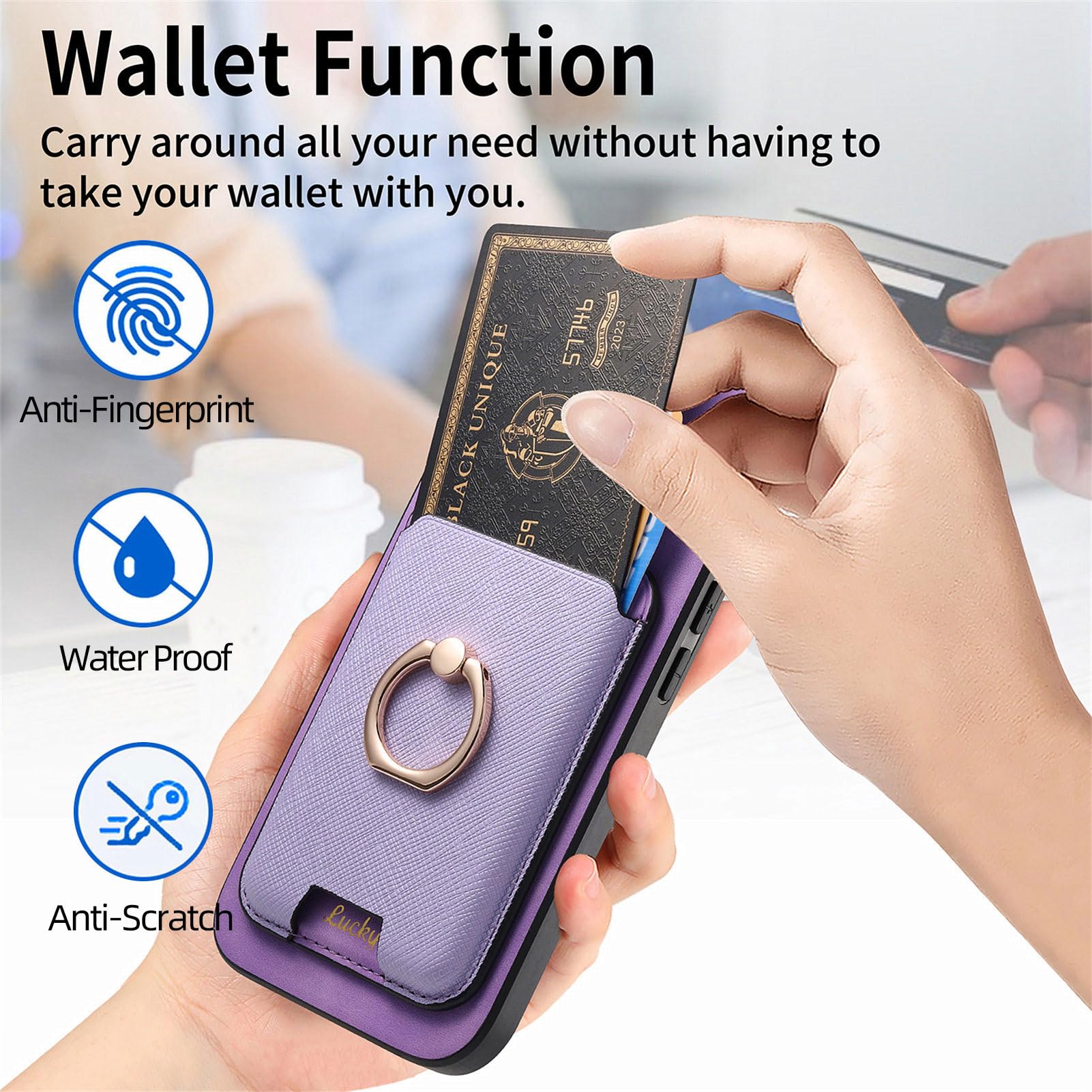 Amazon.co.jp: Yuotky for iPhone 16E ケース 手帳型 MagSafe対応 い