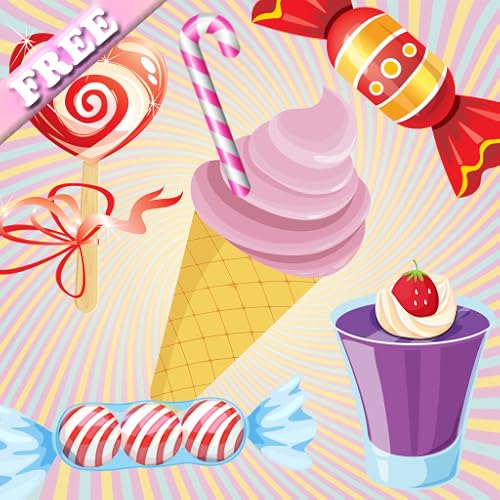 Candy Doces e bolo Jogos de Memória para crianças e miúdos ! gratuito