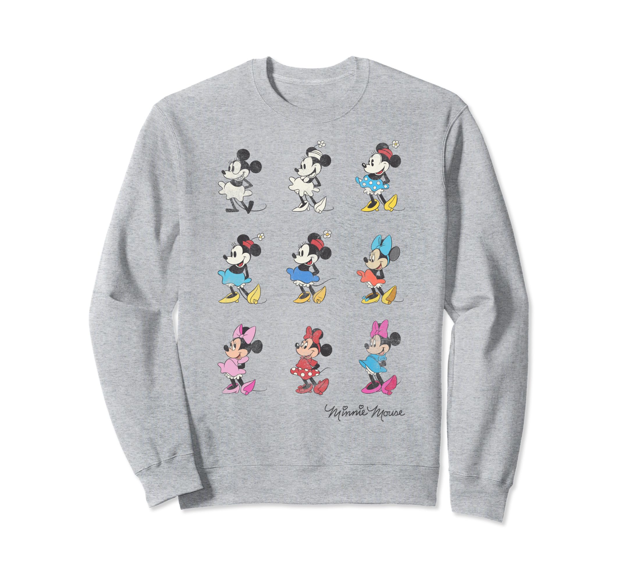 Amazon.com: Disney Mickey And Friends Minnie Mouse Through The Years  Sweatshirt : Clothing, Shoes \u0026 Jewelry