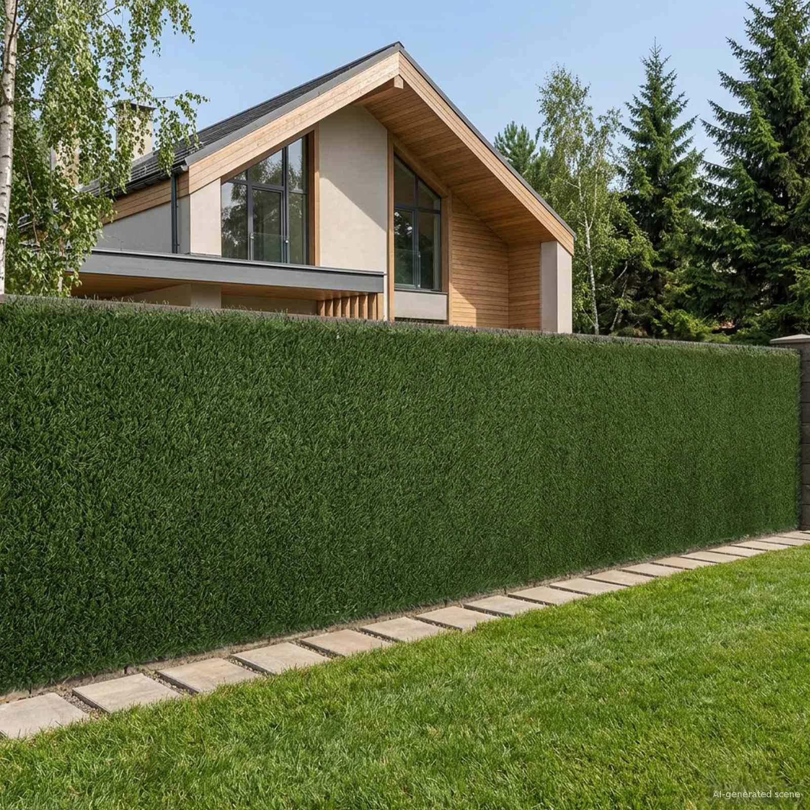 vidaXL Recinzione Artificiale Verde chiaro 1 x 10 m PVC e Acciaio, Recinzione in erba artificiale, schermo per patii, pannelli rettangolari, proteggi il tuo giardino all'aperto