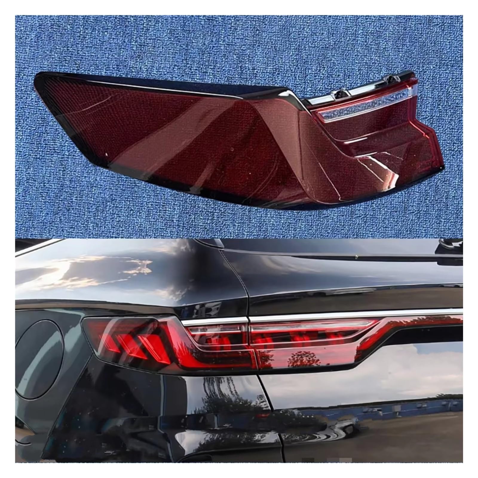 Coprifaro Posteriore Compatibile Con BYD Per Song Plus 2020 2021 Auto Fanale Posteriore Borsette Copertura Maschera Paralume Sostituire Il Componente(Outside A Pair)