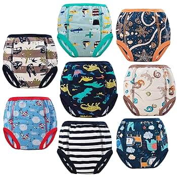 8 Pack Cotton Toddler Potty Training Pants Girls 12 Months 5