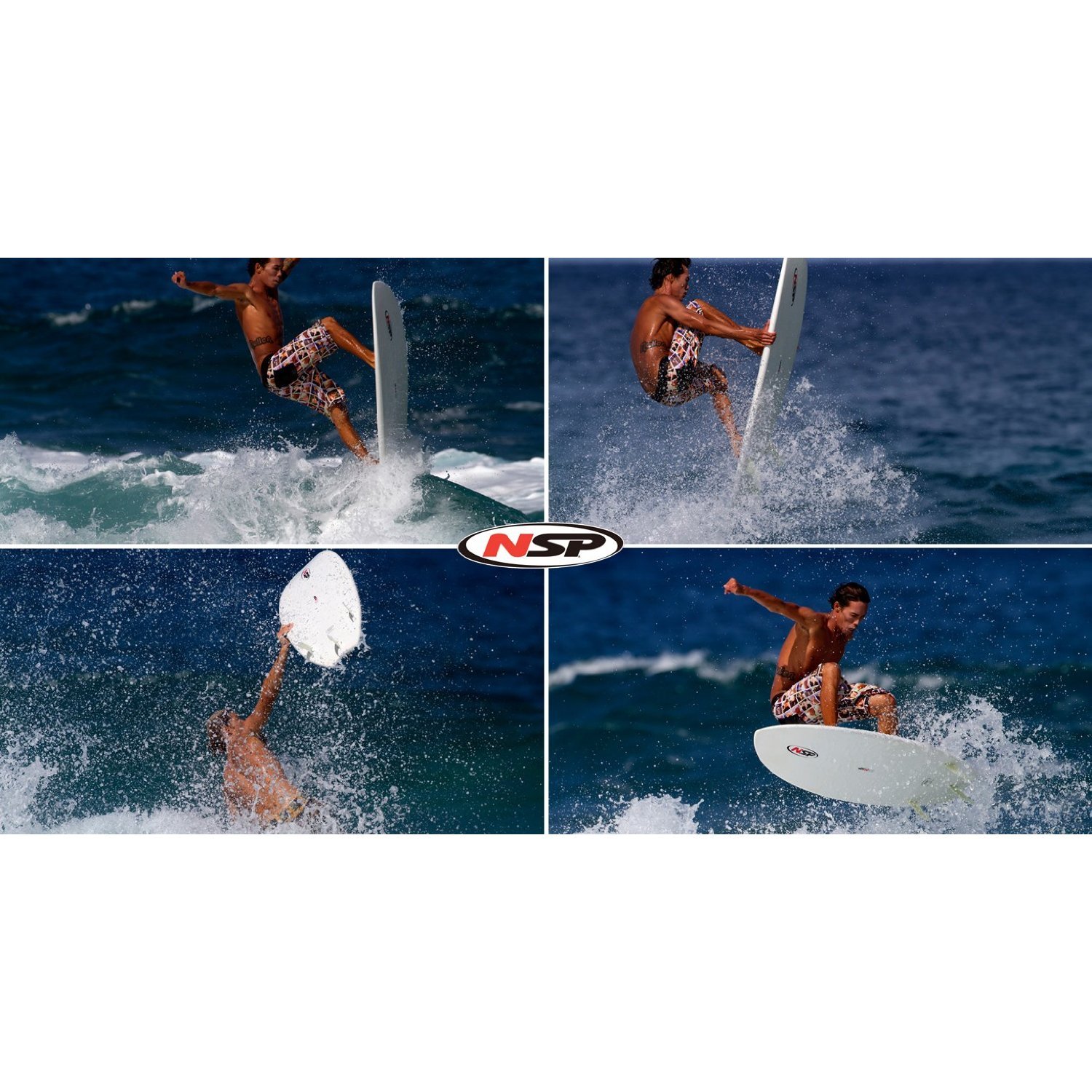Amazon | NSP(エヌエスピー) サーフボード FISH 7'4'' C304108 | NSP